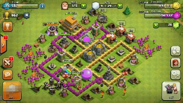 部落冲突六本神阵图全球第一介绍攻略 部落冲突6本神阵图怎么布置