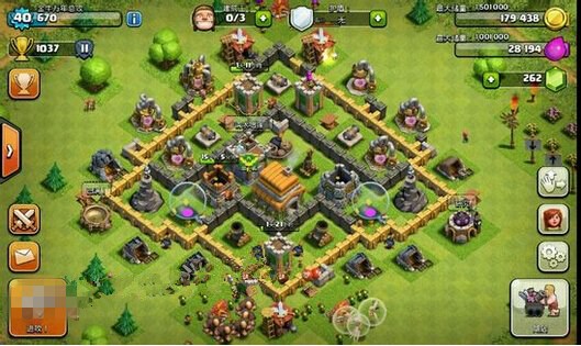 部落冲突六本神阵图全球第一介绍攻略 部落冲突6本神阵图怎么布置