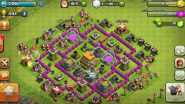 部落冲突六本神阵图全球第一介绍攻略 部落冲突6本神阵图怎么布置