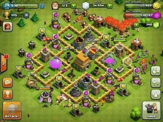 部落冲突六本神阵图全球第一介绍攻略 部落冲突6本神阵图怎么布置