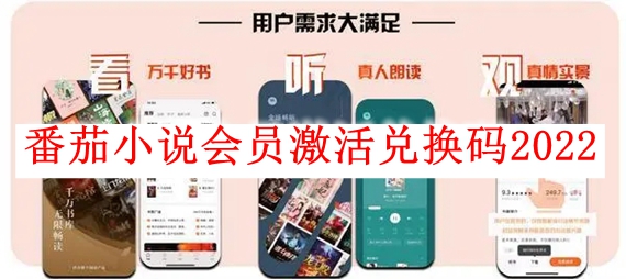 番茄vip兑换码是多少2024 番茄小说会员激活兑换码2024